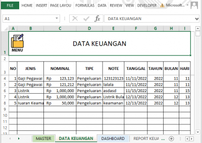 Data Keuangan output